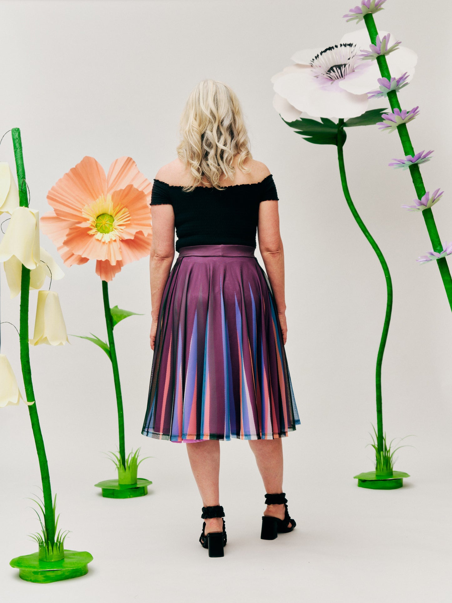 Striped Circle Skirt