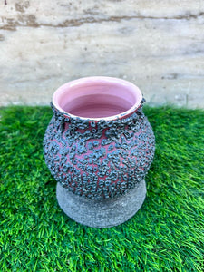 Better Lovers Pink and Dark Grey Vase