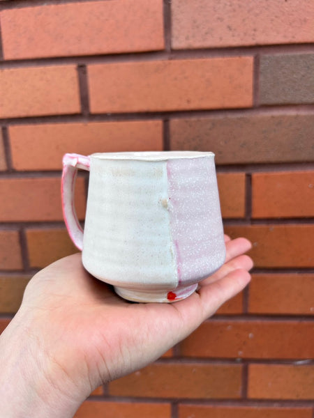 Mug C- Pink and White