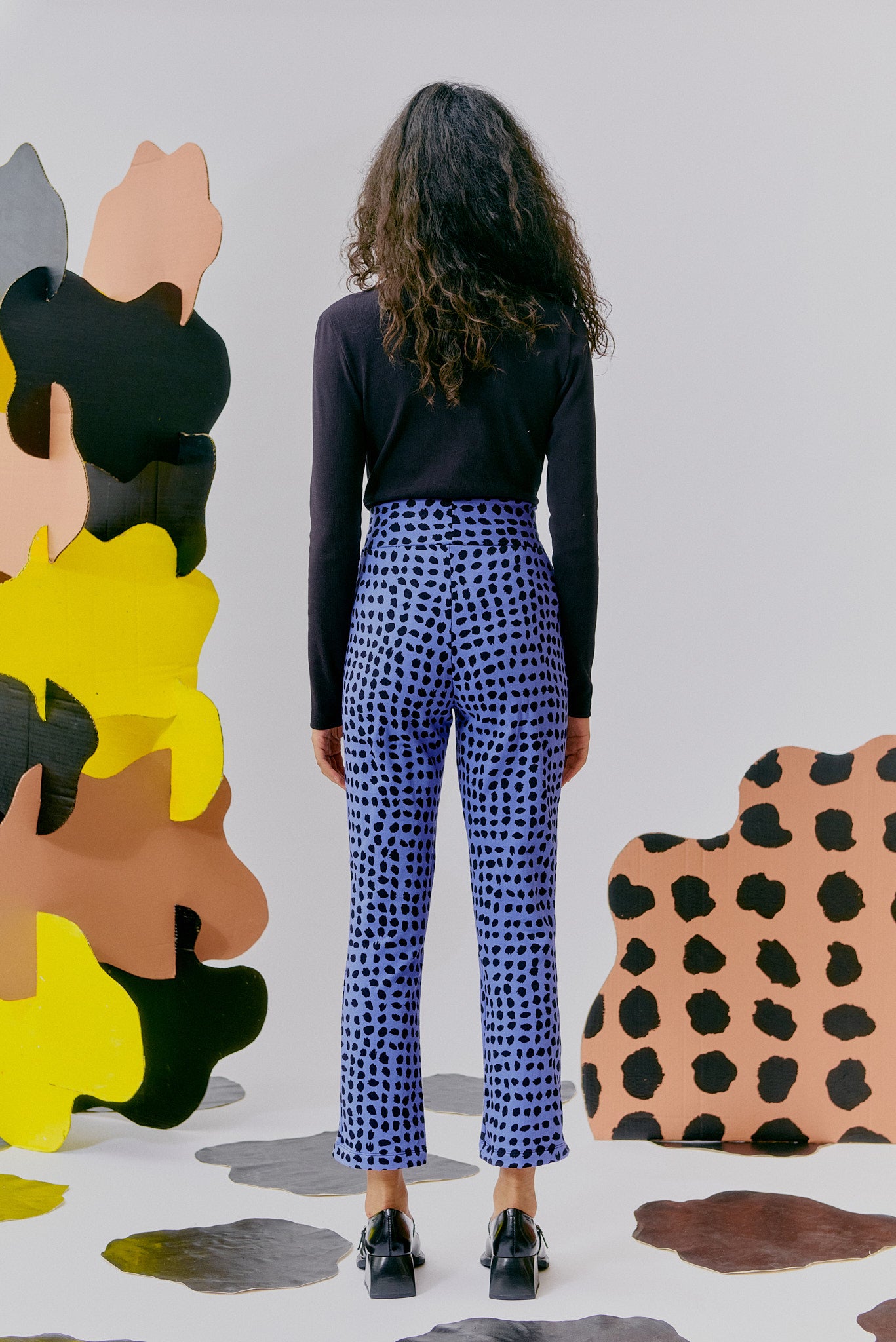 Perfeito Trousers - Cornflower Spots