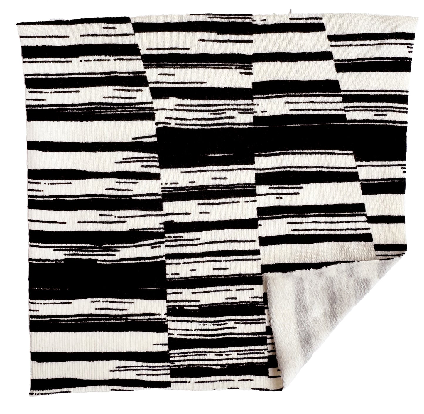 Organic Cotton Sweatshirt - Cream Ink Dash