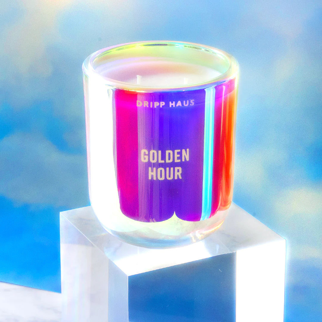 Golden Hour Candle- 10oz Prism Jar