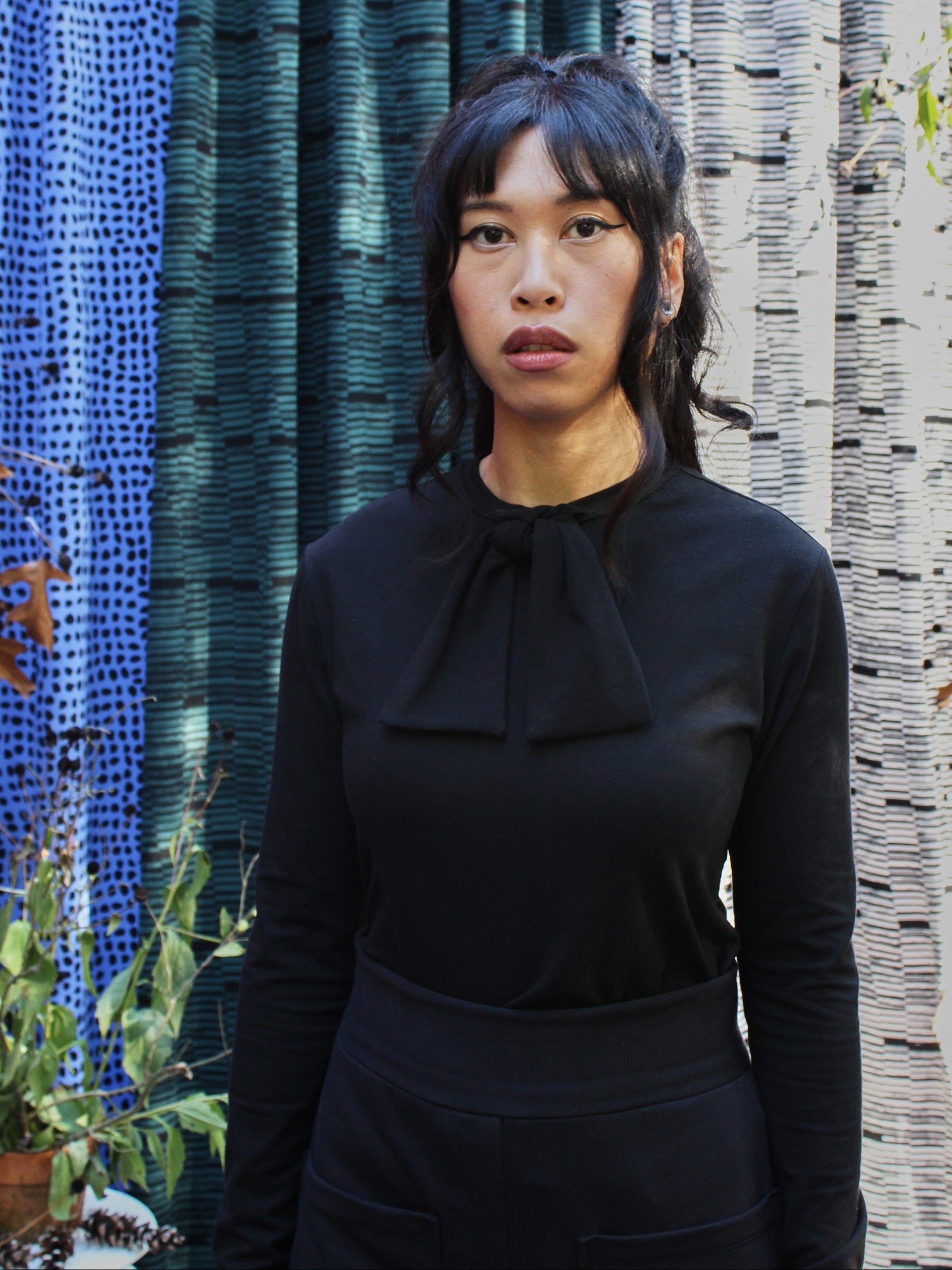 neck tie for black long sleeve