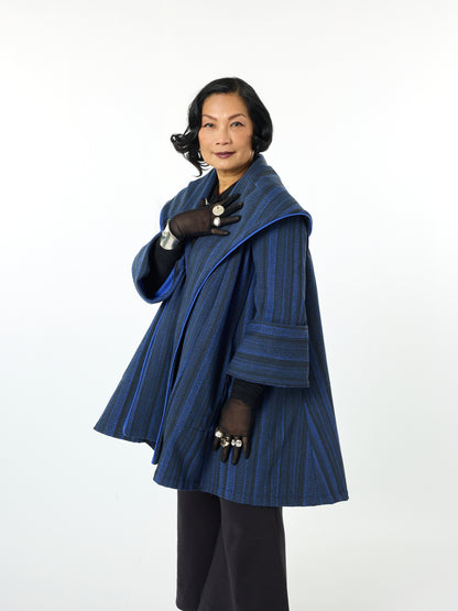 Nok Pom Jacket - Pleated Print