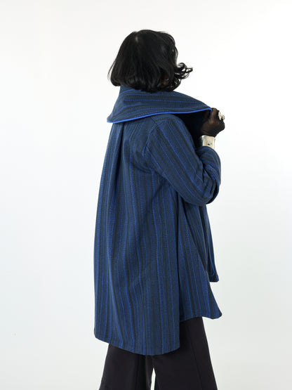 Nok Pom Jacket - Pleated Print