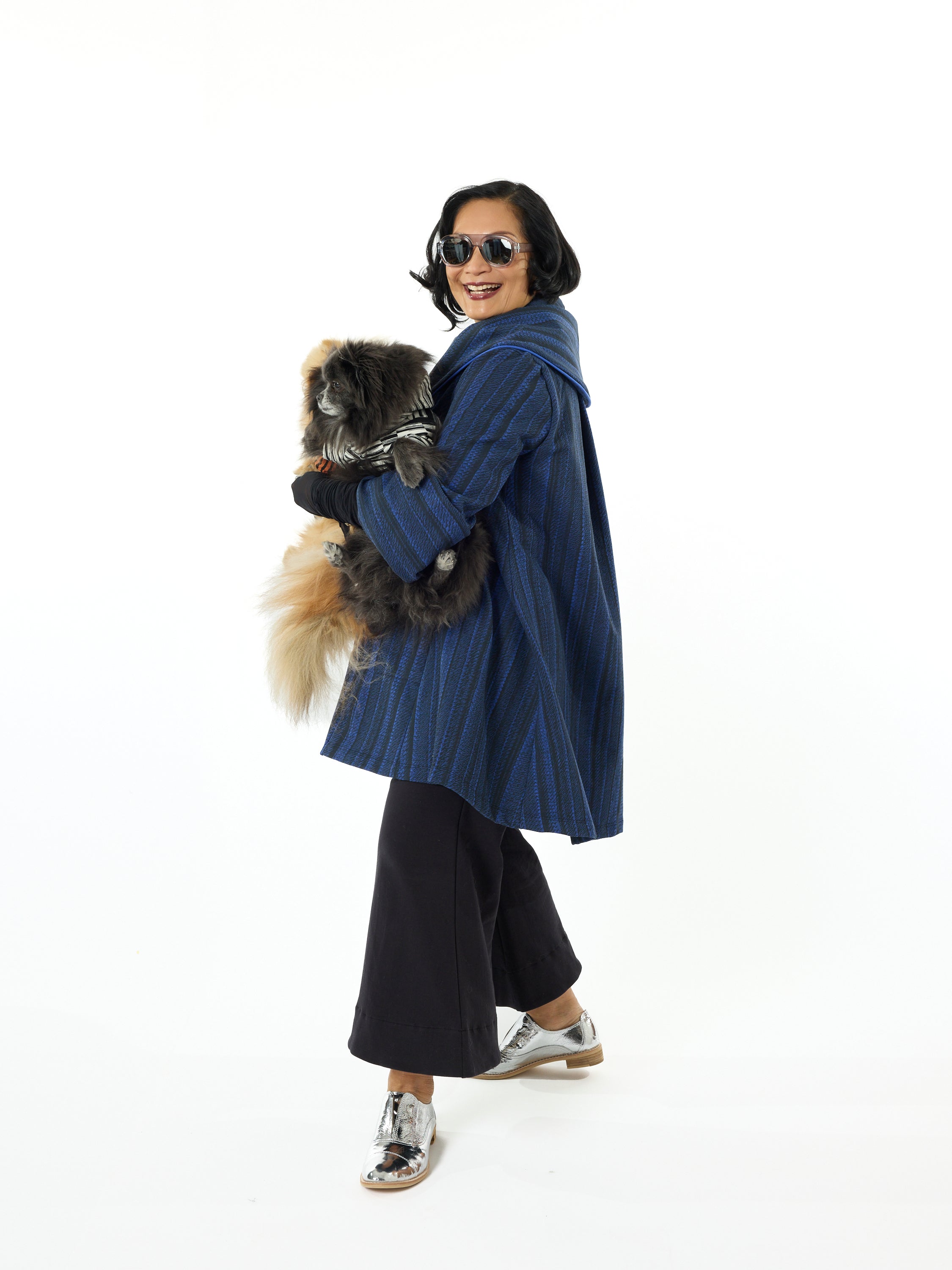 Nok Pom Jacket - Pleated Print – Lobo Mau
