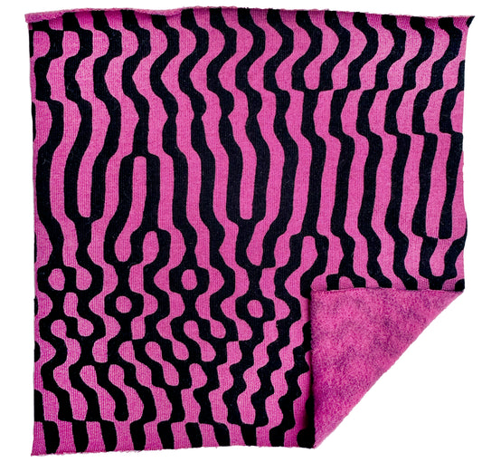 Organic Cotton Sweatshirt  - Magenta Moire