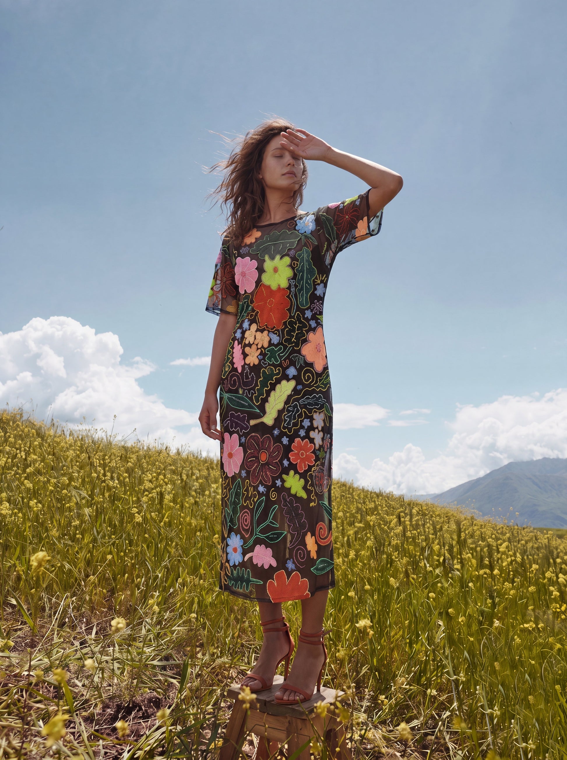 Boatneck Midi Dress