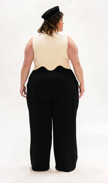 Wide Leg Sweatshirt Trouser