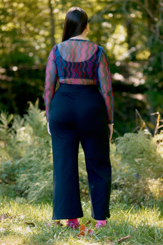 Wide Leg Sweatshirt Trouser