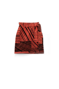 TIGRE - Sweatshirt Wrap Mini Skirt