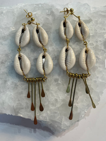 Cowrie Shell Dangles