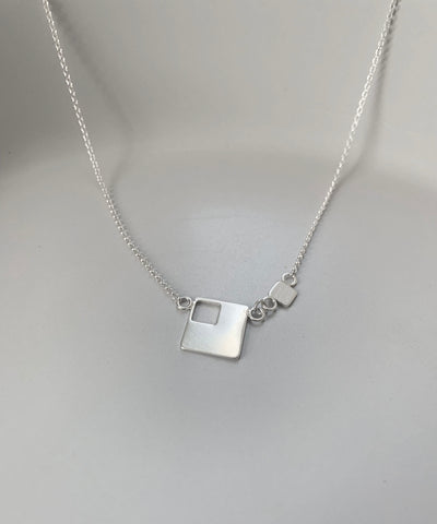 Square Charm Necklace