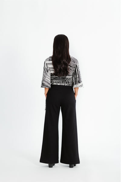Wide Leg Sweatshirt Trouser