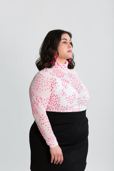 FLOCKS - Sheer Powermesh Turtleneck