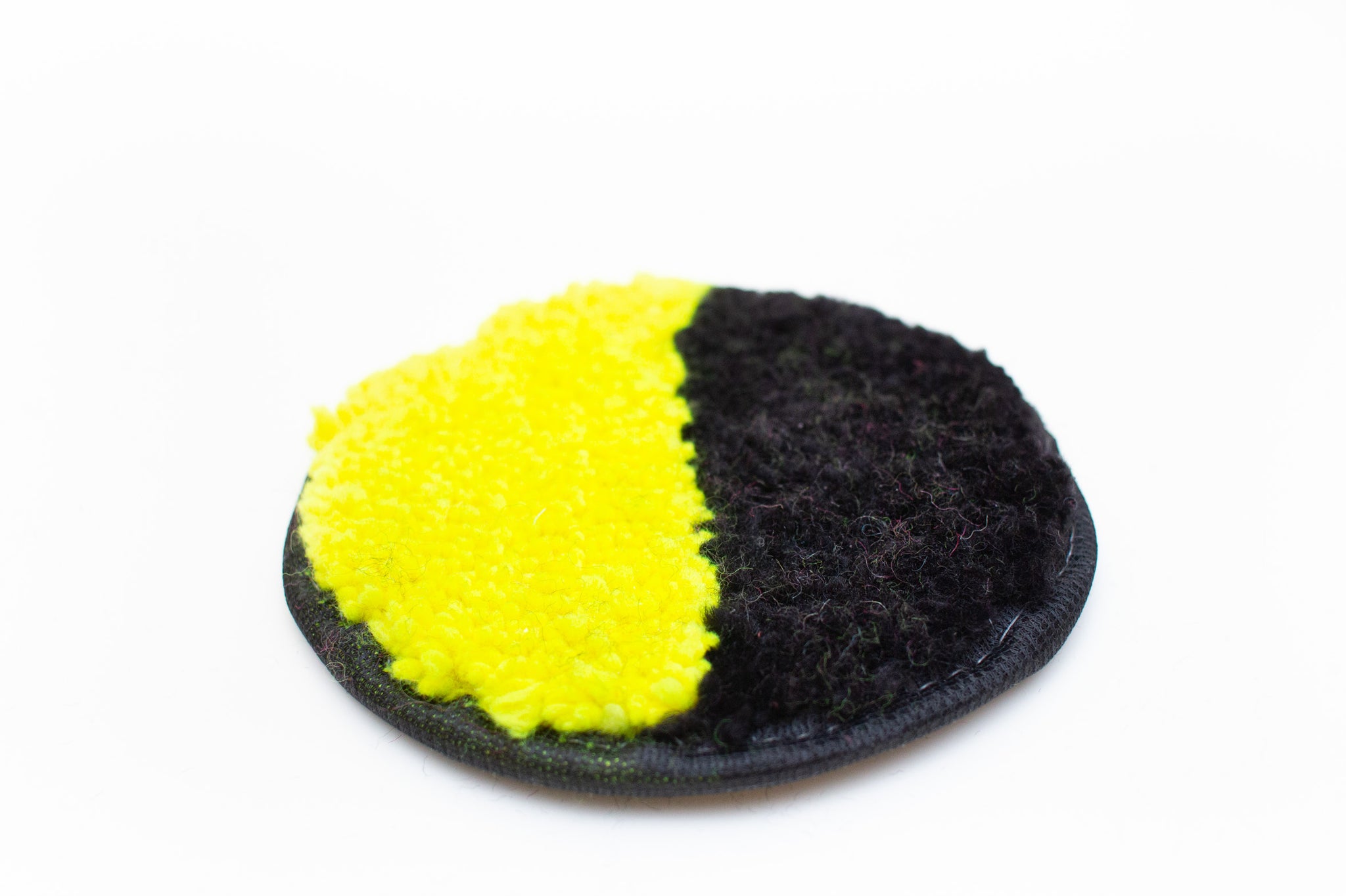 Mish Mash Coaster Half Black/Half Neon Yellow